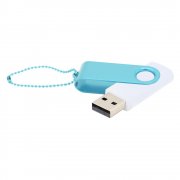 Флешка Designer To Go 2.0 USB 16Gb, белый/голубой арт. 3033R.01.08