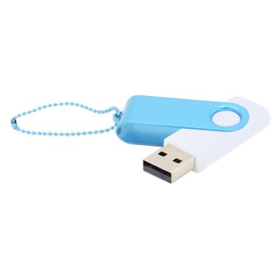 Флешка Designer To Go 2.0 USB 16Gb, белый/голубой арт. 3033R.01.08