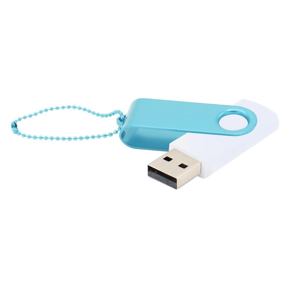 Флешка Designer To Go 2.0 USB 16Gb, белый/бирюзовый арт. 3033R.01.17 Флешка Designer To Go 2.0 USB 16Gb, белый/бирюзовый арт. 3033R.01.17