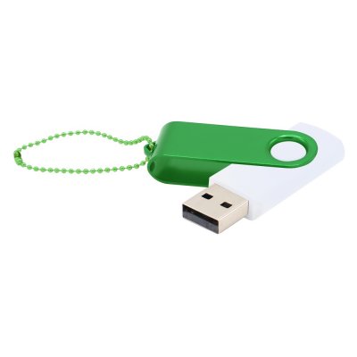 Флешка Designer To Go 2.0 USB 16Gb, белый/зеленый арт. 3033R.01.04