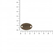 Шильдик металлический Alfa Oval, бронзовый арт. 13843.25