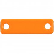 Шильдик металлический Alfa Liten, оранжевый неон арт. 13844.22