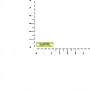 Шильдик металлический Alfa Liten, желтый неон арт. 13844.89