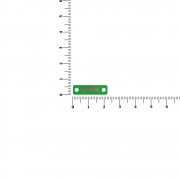 Шильдик металлический Alfa Liten, зеленый неон арт. 13844.94