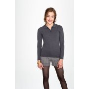 Рубашка поло женская с длинным рукавом PERFECT LSL WOMEN, оранжевая