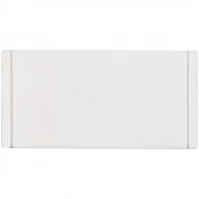 Лейбл из ПВХ Dzeta, S, белый