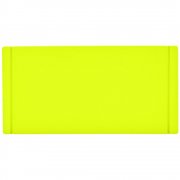 Лейбл из ПВХ Dzeta, S, желтый неон