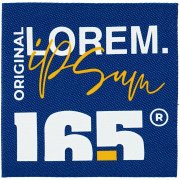Лейбл тканевый Epsilon, L, синий арт. 13942.44 Лейбл тканевый Epsilon, L, синий арт. 13942.44