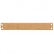 Лейбл кожаный Gimel, S, бежевый