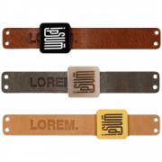 Лейбл кожаный Gimel, S, горчичный арт. 15256.82 Лейбл кожаный Gimel, S, горчичный арт. 15256.82