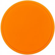 Лейбл из ПВХ Dzeta Round, L оранжевый неон арт. 15354.22 Лейбл из ПВХ Dzeta Round, L оранжевый неон арт. 15354.22