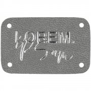 Лейбл Latte, S, серый арт. 16181.10 Лейбл Latte, S, серый арт. 16181.10