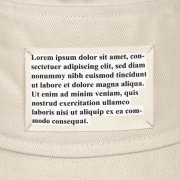 Лейбл хлопковый Doni, XL, неокрашенный арт. 16191.01 Лейбл хлопковый Doni, XL, неокрашенный арт. 16191.01