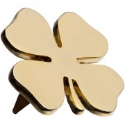 Шильдик «Счастливый клевер», золотистый арт. 16476.00 Шильдик «Счастливый клевер», золотистый арт. 16476.00