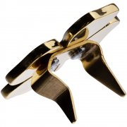 Шильдик «Счастливый клевер», золотистый арт. 16476.00 Шильдик «Счастливый клевер», золотистый арт. 16476.00