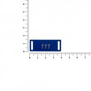 Шильдик металлический Kova, синий арт. 16509.44