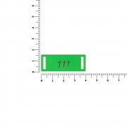 Шильдик металлический Kova, зеленый неон арт. 16509.94 Шильдик металлический Kova, зеленый неон арт. 16509.94