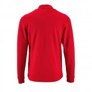 Рубашка поло мужская с длинным рукавом PERFECT LSL MEN, красная арт. 02087145