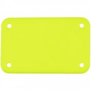 Лейбл из ПВХ Kreta, S, желтый неон