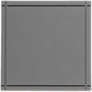 Лейбл из ПВХ Dzeta, L, серый