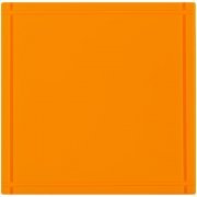 Лейбл из ПВХ Dzeta, L, оранжевый неон