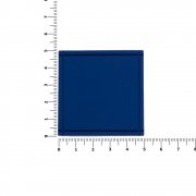 Лейбл из ПВХ Dzeta, L, синий