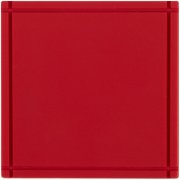 Лейбл из ПВХ Dzeta, L, красный