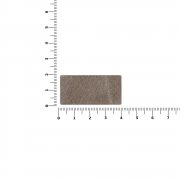 Лейбл кожаный Tuken, S, серый