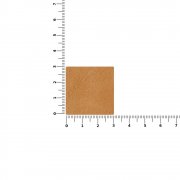 Лейбл кожаный Sinatu, S, бежевый арт. 16573.12