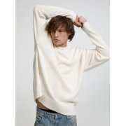 Джемпер оверсайз унисекс Stated в сумке, белый (молочный)