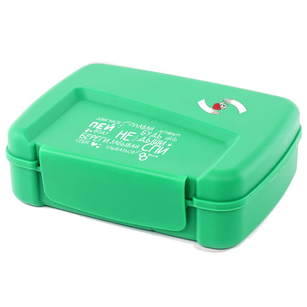 Ланчбокс (контейнер для еды) Snackpack, зелёный арт. 13010.04 Ланчбокс (контейнер для еды) Snackpack, зелёный арт. 13010.04