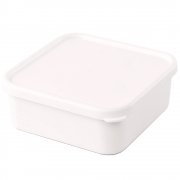 Ланчбокс (контейнер для еды) Squarebox, белый арт. 13009.01