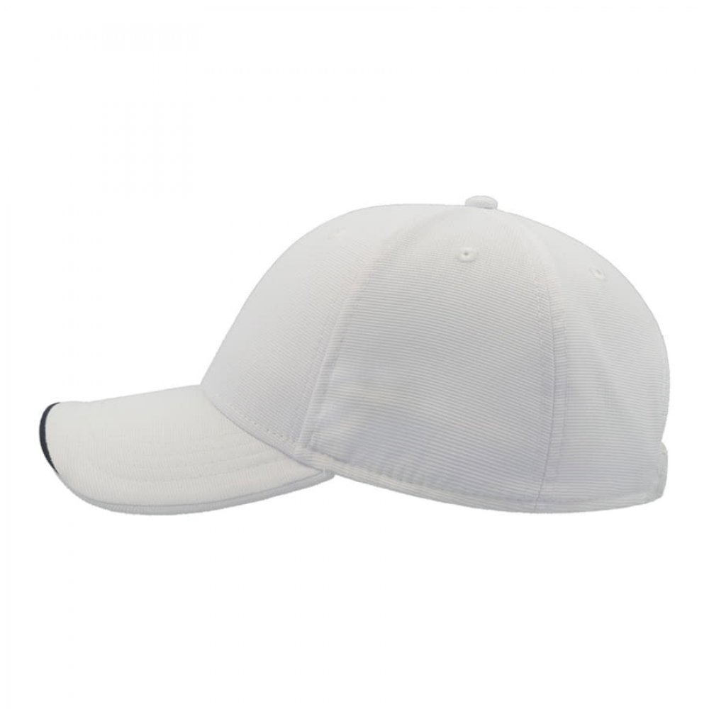 Бейсболка ESTORIL-S, 6 клиньев, застежка на липучке Белый арт. 25407-S.01 Бейсболка ESTORIL-S, 6 клиньев, застежка на липучке Белый арт. 25407-S.01