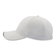 Бейсболка ESTORIL-S, 6 клиньев, застежка на липучке Белый