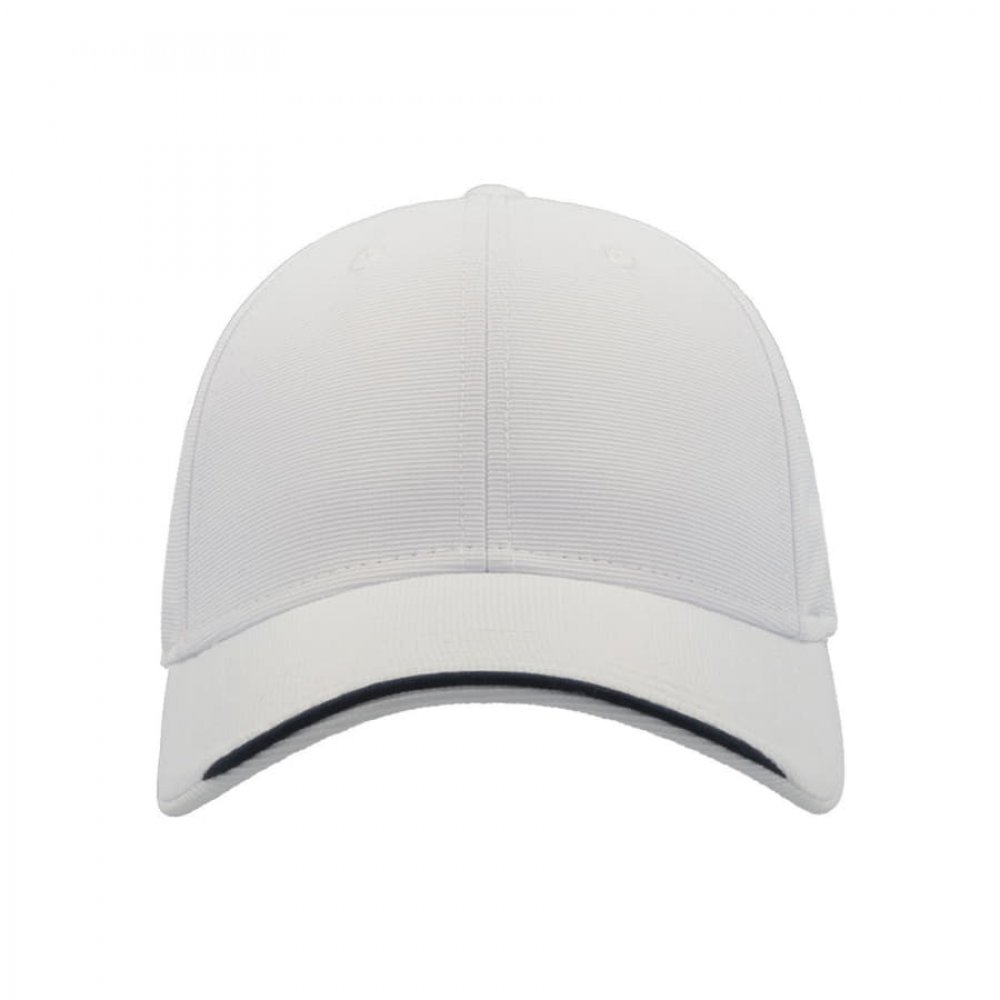 Бейсболка ESTORIL-S, 6 клиньев, застежка на липучке Белый арт. 25407-S.01 Бейсболка ESTORIL-S, 6 клиньев, застежка на липучке Белый арт. 25407-S.01