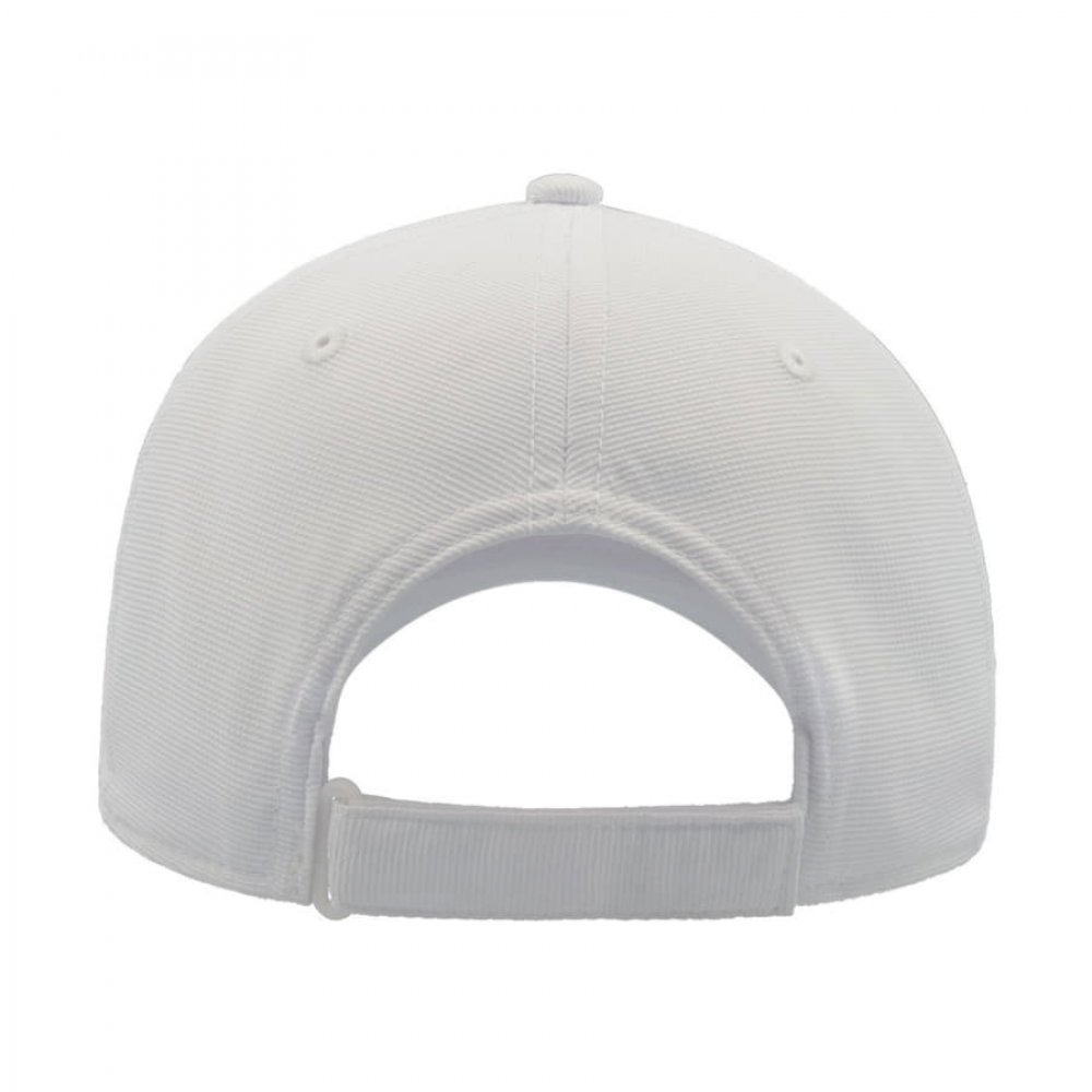 Бейсболка ESTORIL-S, 6 клиньев, застежка на липучке Белый арт. 25407-S.01 Бейсболка ESTORIL-S, 6 клиньев, застежка на липучке Белый арт. 25407-S.01