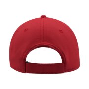 Бейсболка ESTORIL-S, 6 клиньев, застежка на липучке Красный