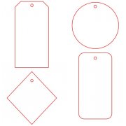 Этикетка бумажная на заказ Paper, S