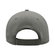 Бейсболка ESTORIL-S, 6 клиньев, застежка на липучке Серый
