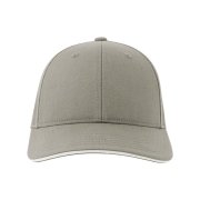 Бейсболка LIBERTY SANDWICH-S 270, 6 клиньев, металлическая застежка Серый