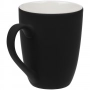 Кружка Good Morning с покрытием софт-тач, ver.2, черная арт. 17653.30