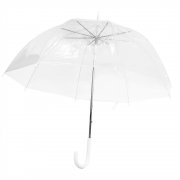 Зонт-трость Klar с прозрачным куполом, белый арт. 8018.01 Зонт-трость Klar с прозрачным куполом, белый арт. 8018.01