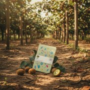 Блокнот из растительного сырья Tutti Frutti, киви арт. 51012.04