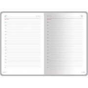 Ежедневник недатированный А5 «Sidney Nebraska» с серебряным срезом