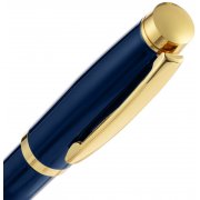 Ручка шариковая Letra Gold, глянцевая, темно-синяя арт. 16710.40