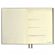 Ежедневник Avila, недатированный, черный