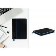 Ежедневник Alanis, недатированный, черный c голубым арт. 18299.14 Ежедневник Alanis, недатированный, черный c голубым арт. 18299.14