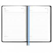 Ежедневник Alanis, недатированный, черный c голубым арт. 18299.14 Ежедневник Alanis, недатированный, черный c голубым арт. 18299.14