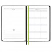 Ежедневник Alanis, недатированный, черный c зеленым арт. 18299.39 Ежедневник Alanis, недатированный, черный c зеленым арт. 18299.39