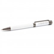 Ручка металлическая Senator, белая арт. 1061.01
